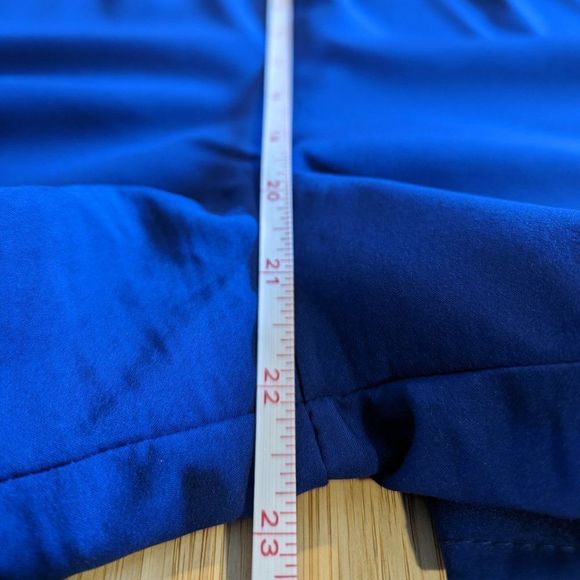 Skort Nautical Blue with lace shoulders and bottom Cross over Skort Size Large - Picture 6 of 10